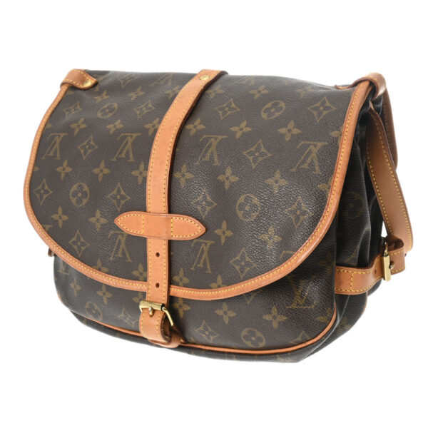 ik 00 0621636 3 Louis Vuitton Saumur 30 Shoulder Bag Monogram Canvas Brown