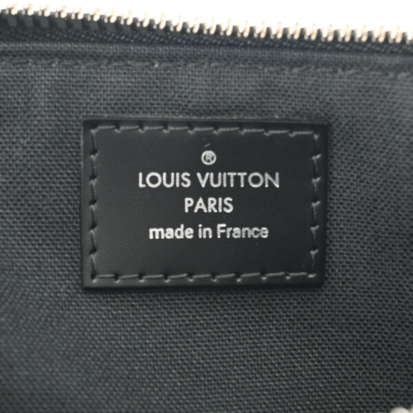 ik 00 0621749 16 Louis Vuitton Mick PM Shoulder Bag Damier Graphite Canvas Black Gray