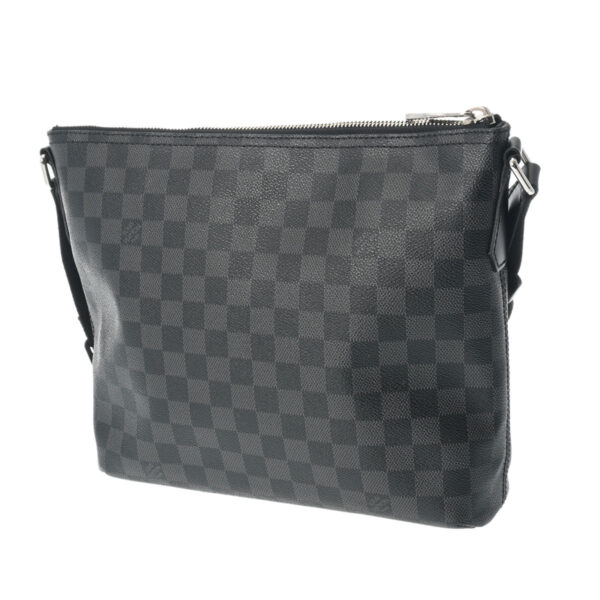 ik 00 0621749 3 Louis Vuitton Mick PM Shoulder Bag Damier Graphite Canvas Black Gray