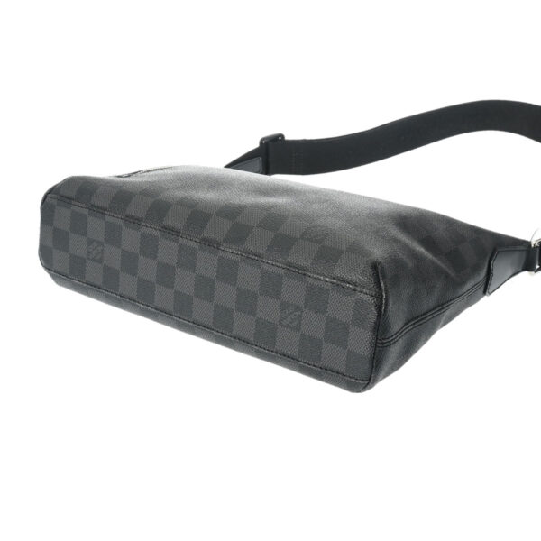 ik 00 0621749 5 Louis Vuitton Mick PM Shoulder Bag Damier Graphite Canvas Black Gray