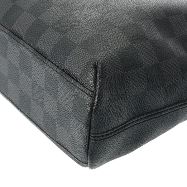 ik 00 0621749 7 Louis Vuitton Mick PM Shoulder Bag Damier Graphite Canvas Black Gray