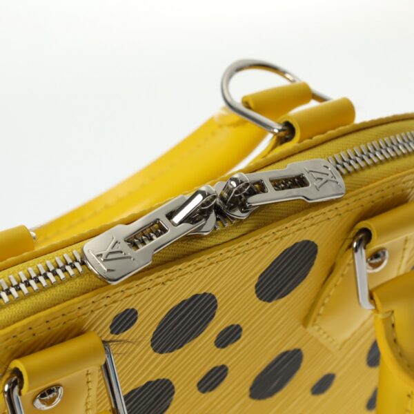 ik 00 0622990 12 Louis Vuitton Alma BB Handbag Epi Infinity Dot Yellow