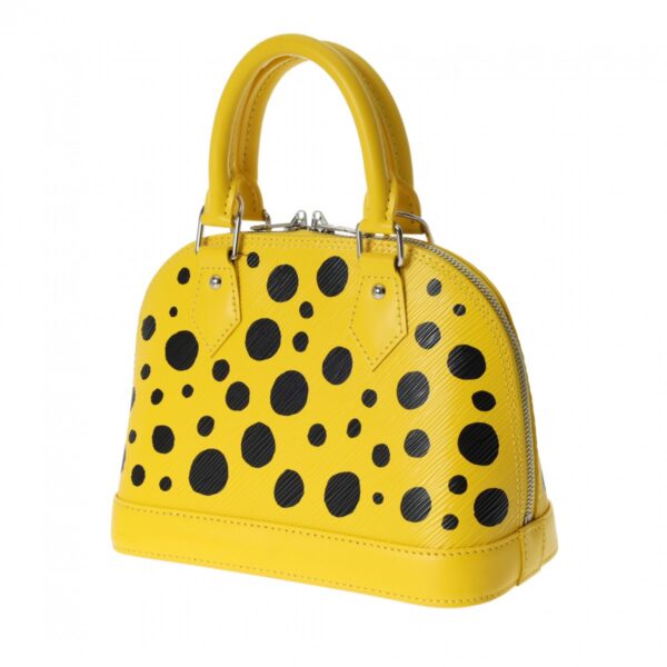 ik 00 0622990 3 Louis Vuitton Alma BB Handbag Epi Infinity Dot Yellow