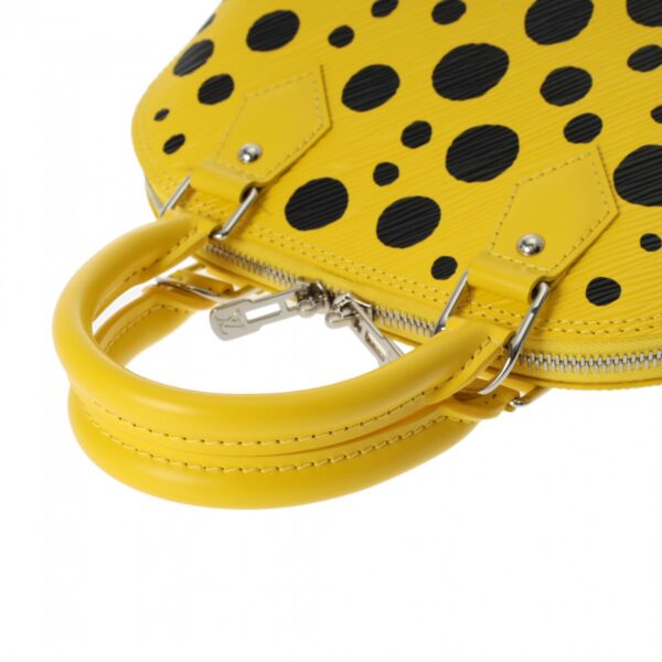 ik 00 0622990 4 Louis Vuitton Alma BB Handbag Epi Infinity Dot Yellow