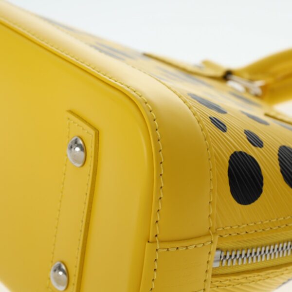 ik 00 0622990 8 Louis Vuitton Alma BB Handbag Epi Infinity Dot Yellow