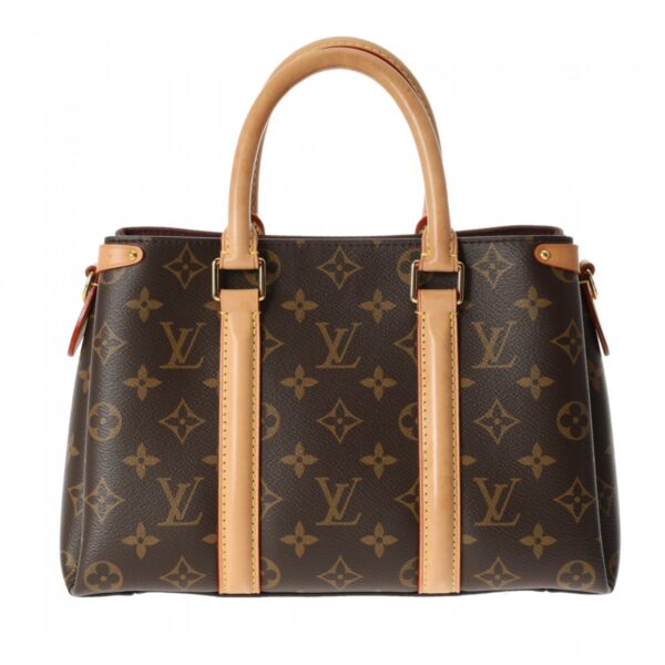 ik 00 0622992 2 Louis Vuitton Soufflot BB 2Way Shoulder Bag Monogram Canvas Brown