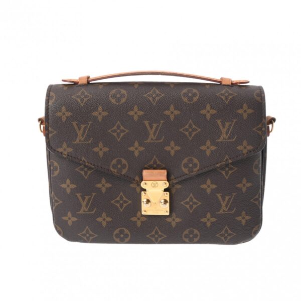 ik 00 0622997 2 Louis Vuitton Pochette Metis MM Handbag Monogram Canvas Brown