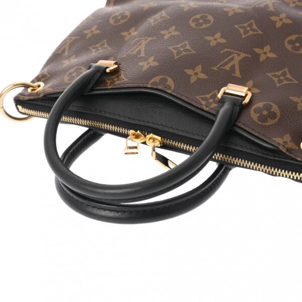 ik 00 0623468 4 Louis Vuitton Pallas BB 2Way Monogram Canvas Black Noir