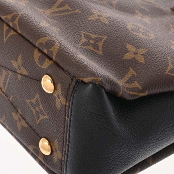 ik 00 0623468 8 Louis Vuitton Pallas BB 2Way Monogram Canvas Black Noir