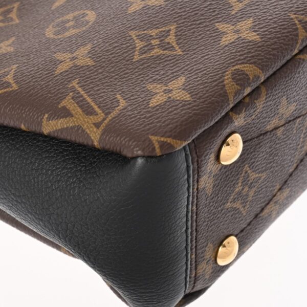 ik 00 0623468 9 Louis Vuitton Pallas BB 2Way Monogram Canvas Black Noir