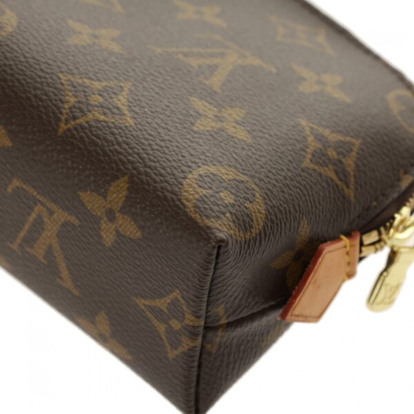 ik 00 0623489 8 Louis Vuitton Pochette Pouch Monogram Canvas Brown