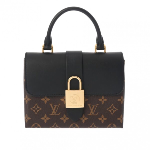 ik 00 0623542 2 Louis Vuitton Locky BB Shoulder Bag Monogram Canvas Noir