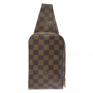 ik 00 0624388 2 Louis Vuitton Tamburan Monogram Shoulder Bag Brown