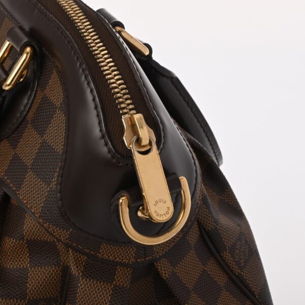 ik 00 0624399 12 Louis Vuitton Trevi PM Shoulder Bag Damier Canvas Ebene