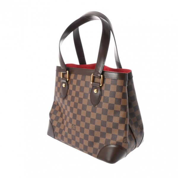 ik 00 0624423 3 Louis Vuitton Hampstead PM Tote Bag Damier Canvas Brown