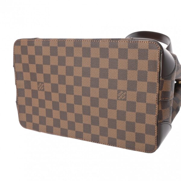 ik 00 0624423 5 Louis Vuitton Hampstead PM Tote Bag Damier Canvas Brown