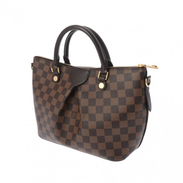 ik 00 0624446 3 Louis Vuitton Sienna PM 2Way Bag Damier Canvas Brown