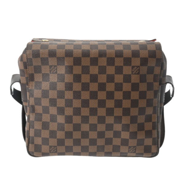 ik 00 0624460 2 Louis Vuitton Naviglio Shoulder Bag Damier Canvas Brown