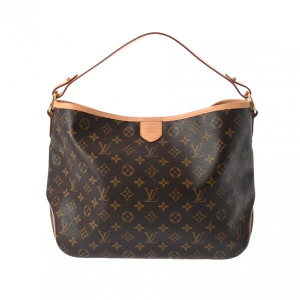 ik 00 0624463 2 Louis Vuitton Delightful PM Shoulder Bag Monogram Canvas Brown