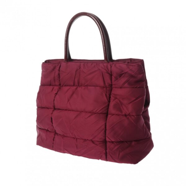 ik 00 0624518 3 Prada Tote Bag Crispy Nylon Bordeaux