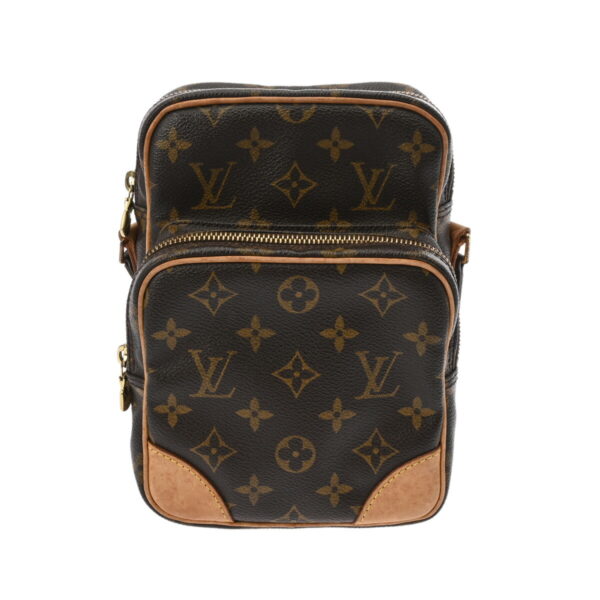 ik 00 0624529 2 Louis Vuitton Amazon Shoulder Bag Monogram Canvas Brown