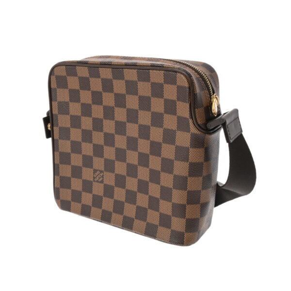 ik 00 0624531 3 Louis Vuitton Olaf PM Shoulder Bag Damier Canvas Brown