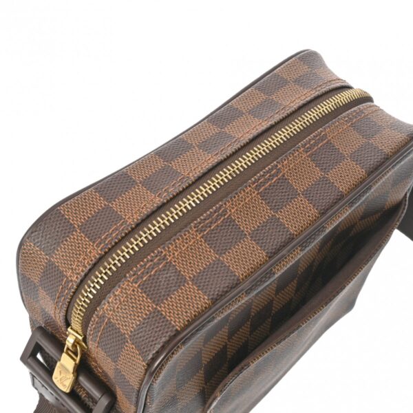 ik 00 0624532 13 Louis Vuitton Olaf PM Shoulder Bag Damier Canvas Brown