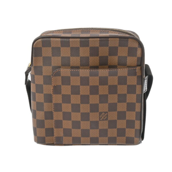 ik 00 0624532 2 Louis Vuitton Olaf PM Shoulder Bag Damier Canvas Brown