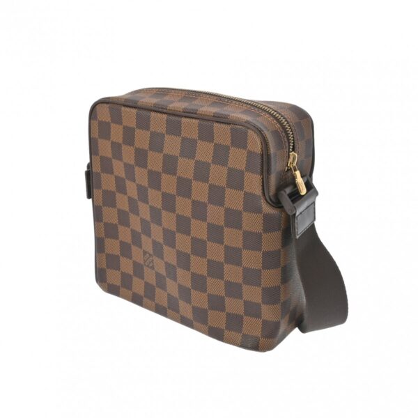 ik 00 0624532 3 Louis Vuitton Olaf PM Shoulder Bag Damier Canvas Brown