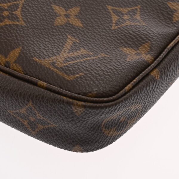 ik 00 0624660 11 LOUIS VUITTON Monogram Pochette Accessoire Pouch Brown