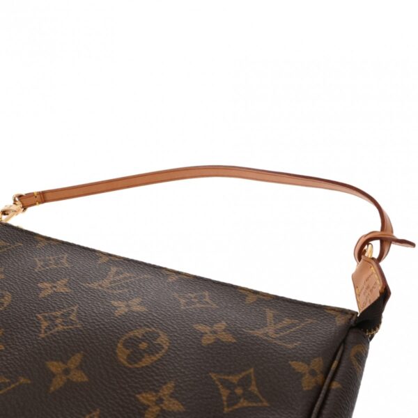 ik 00 0624660 5 LOUIS VUITTON Monogram Pochette Accessoire Pouch Brown