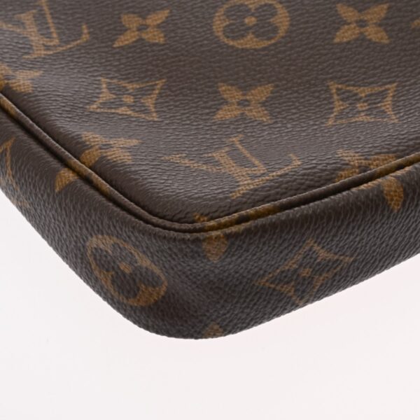 ik 00 0624660 8 LOUIS VUITTON Monogram Pochette Accessoire Pouch Brown