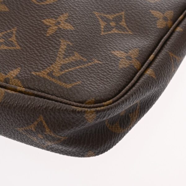 ik 00 0624660 9 LOUIS VUITTON Monogram Pochette Accessoire Pouch Brown