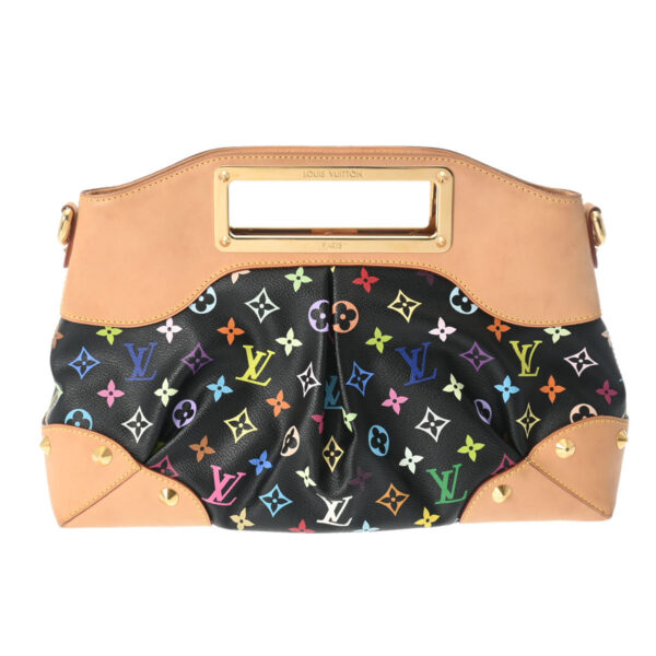 ik 00 0624663 2 Louis Vuitton Jodie MM 2Way Monogram Multicolor Noir Black