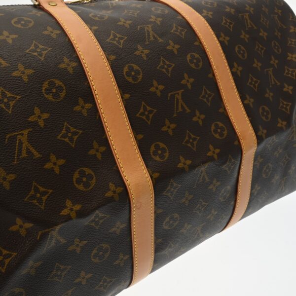 ik 00 0624686 10 Louis Vuitton Keepall Bandouliere 60 2Way Bag Monogram Canvas Brown