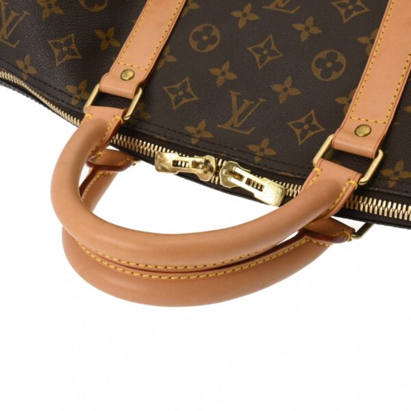 ik 00 0624686 4 Louis Vuitton Keepall Bandouliere 60 2Way Bag Monogram Canvas Brown