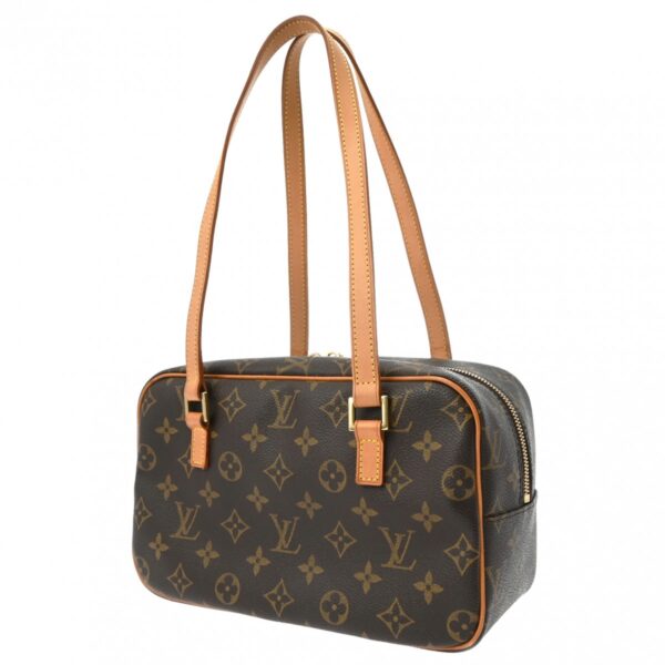 ik 00 0624687 3 Louis Vuitton City MM Handbag Monogram Canvas Brown