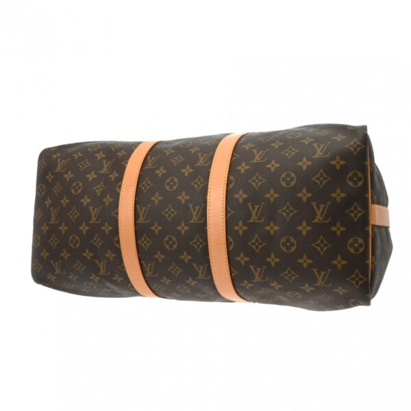 ik 00 0624697 6 Louis Vuitton Keepall Bandouliere 50 2Way Bag Monogram Canvas Brown