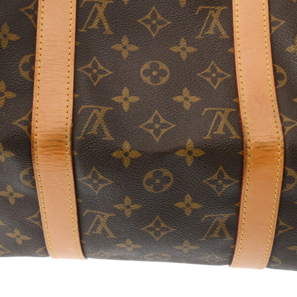 ik 00 0624697 9 Louis Vuitton Keepall Bandouliere 50 2Way Bag Monogram Canvas Brown