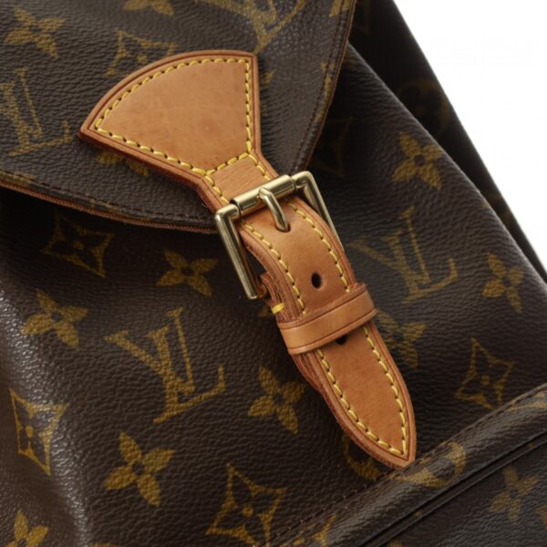 ik 00 0624698 13 Louis Vuitton Monsouris MM Rucksack Daypack Monogram Canvas Brown