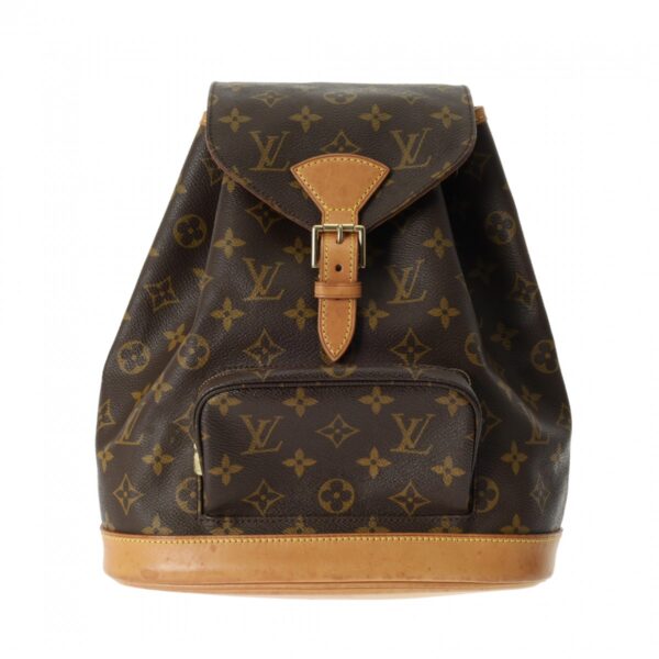 ik 00 0624698 2 Louis Vuitton Monsouris MM Rucksack Daypack Monogram Canvas Brown