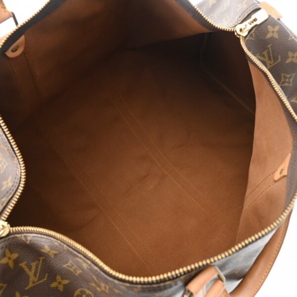 ik 00 0624701 13 Louis Vuitton Keepall 55 Bag Monogram Canvas Brown