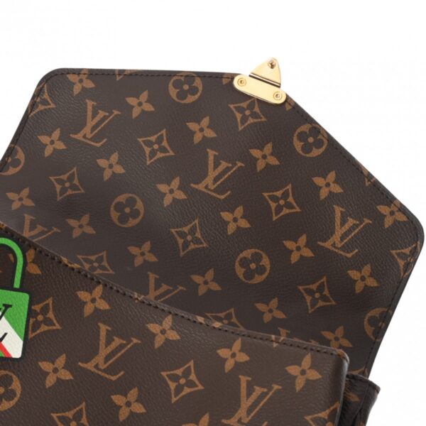 ik 00 0625317 12 Louis Vuitton Pochette Metis MM Patches Canvas Brown