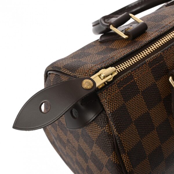 ik 00 0625320 10 Louis Vuitton Speedy 25 Handbag Damier Canvas Ebene