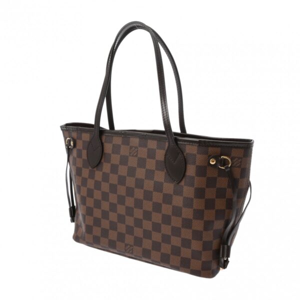 ik 00 0625322 3 Louis Vuitton Neverfull PM Tote Bag Damier Canvas Brown