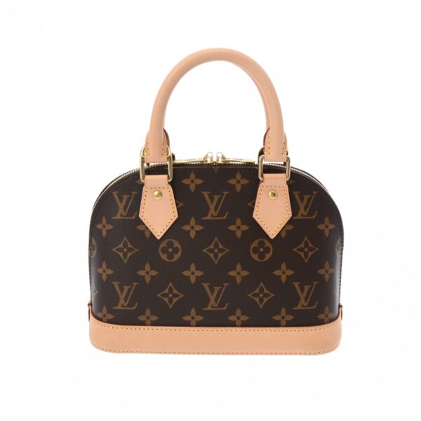 ik 00 0625323 2 Louis Vuitton Alma BB Handbag Monogram Canvas Brown