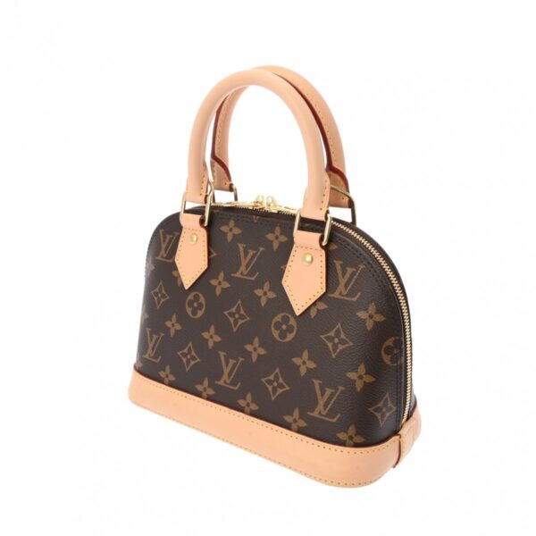 ik 00 0625323 3 Louis Vuitton Alma BB Handbag Monogram Canvas Brown