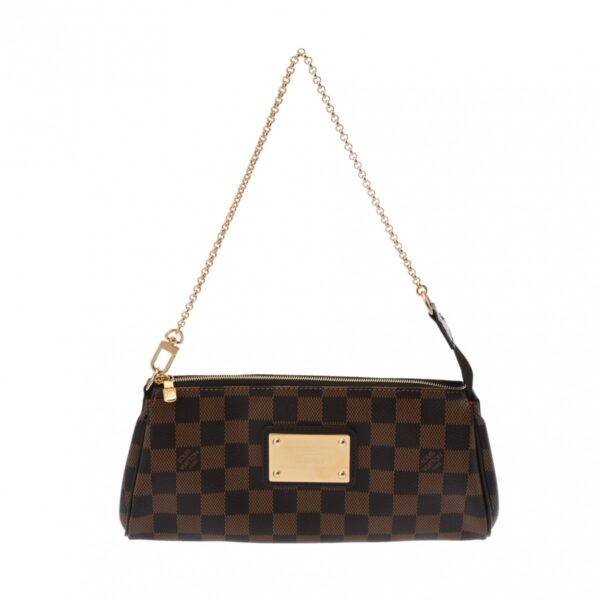 ik 00 0625326 2 Louis Vuitton Eva 2Way Bag Damier Canvas Brown