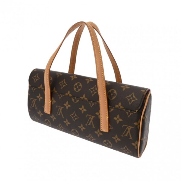 ik 00 0625328 3 Louis Vuitton Sonatine Handbag Monogram Canvas Brown