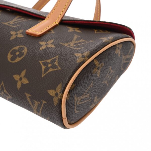 ik 00 0625328 8 Louis Vuitton Sonatine Handbag Monogram Canvas Brown